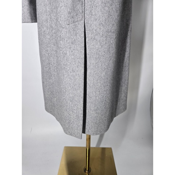 Altuzarra Peacoat Front Zip Long Wool Cashmere Blend Coat Reg. $2,425 Medium - Picture 10 of 15